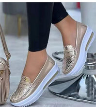 Charger l'image dans la galerie, Baskets à semelle compensée pour femmes