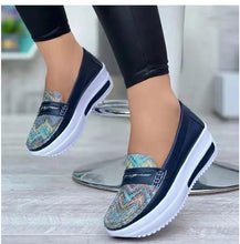 Charger l'image dans la galerie, Baskets à semelle compensée pour femmes