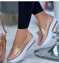 Charger l'image dans la galerie, Baskets à semelle compensée pour femmes